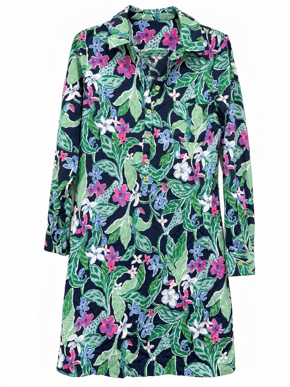 Lilly Pulitzer Kindra UPF 50+ Multi Untamed Dress Size Small
